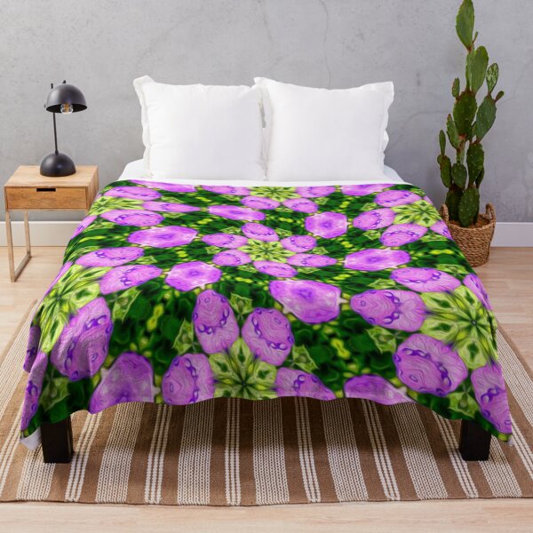 Item preview, Purple pansy pattern designed and sold by Patternflower.
