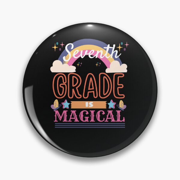 Item preview, Seventh grade is magical- Back to School designed and sold by Rainbow Designs.