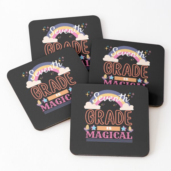 Item preview, Seventh grade is magical- Back to School designed and sold by Rainbow Designs.