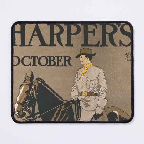 Item preview, HARPER'S OCTOBER 1898 Ranger American Magazine Cover Art by Edward Penfield designed and sold by retroposters.