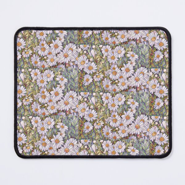 Item preview, White flowers mosaic designed and sold by Smash247.
