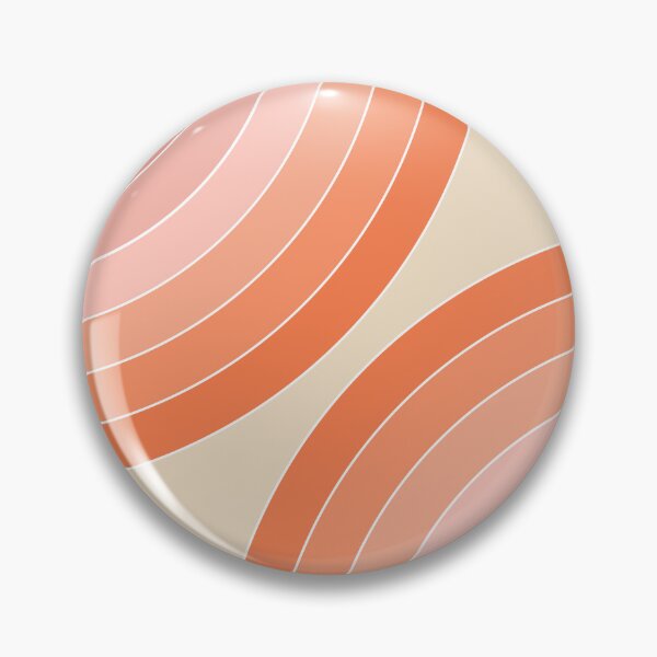 Item preview, Orange and pink retro style circles designed and sold by BattaAnastasia.