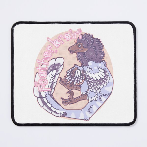 Item preview, Featherbrain - (Raptor) (White) designed and sold by Raptor Goes RAWR! (RadiantGlyph).