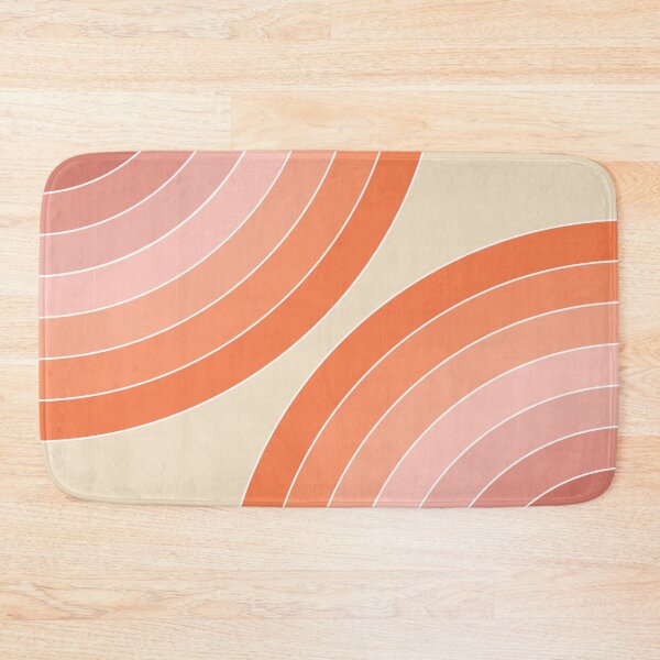 Item preview, Orange and pink retro style circles designed and sold by BattaAnastasia.
