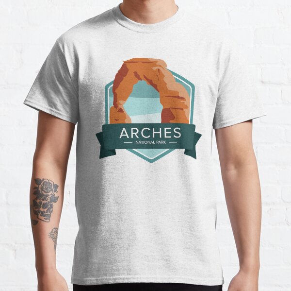 Arches National Park Graphic Badge Classic T-Shirt