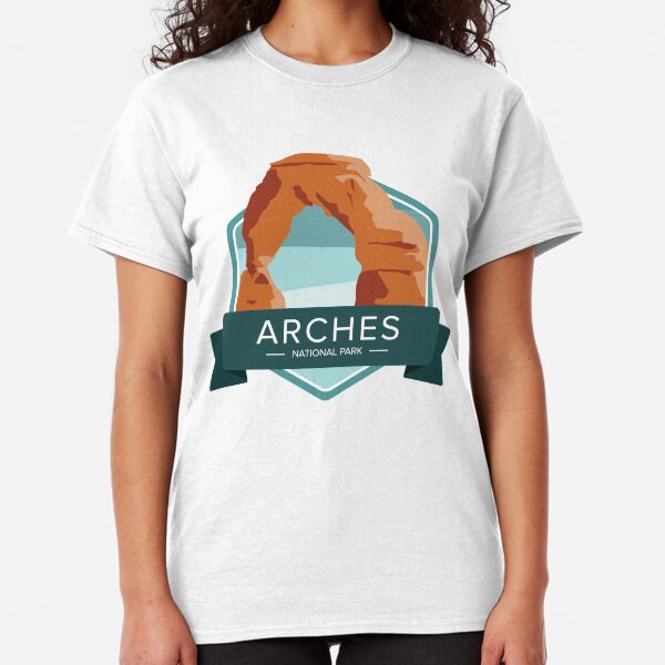 Arches National Park Graphic Badge Classic T-Shirt