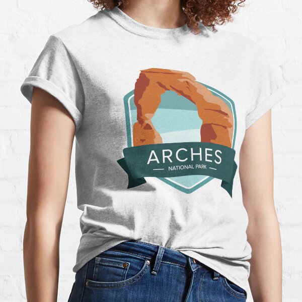 Arches National Park Graphic Badge Classic T-Shirt