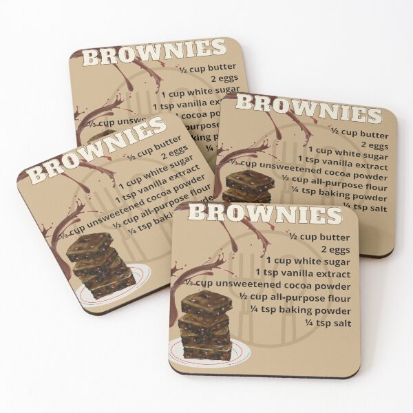 Item preview, Brownies Recipe for foodies designed and sold by chrysaioann.