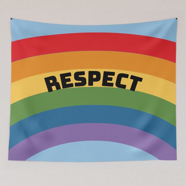 Item preview, Respect, rainbow,  designed and sold by LuFilu.