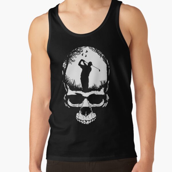 Item preview, Halloween Golf Gothic Golfer Dad Skeleton Skull Sunset designed and sold by GrandeDuc.