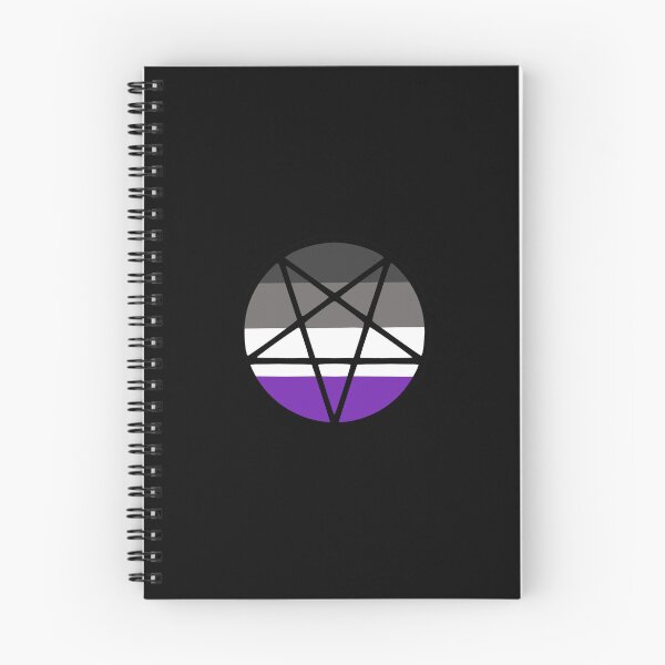 Item preview, Asexual Flag Inverted Pentagram designed and sold by PinkRabbitArt.