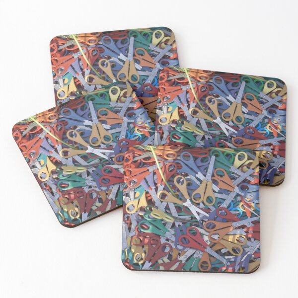 Item preview, Vibrant Precision: A Kaleidoscope of Colorful Scissors designed and sold by omryjs.