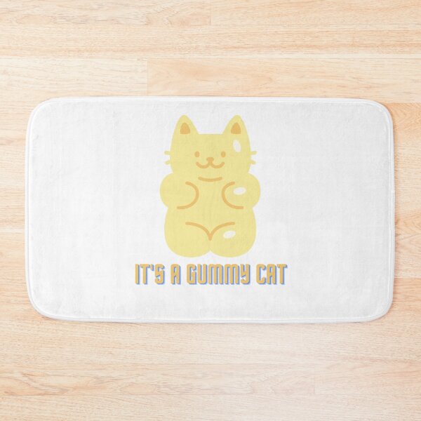 Item preview, It's a gummy cat - cute yellow gummy cat designed and sold by NadjasClothing.