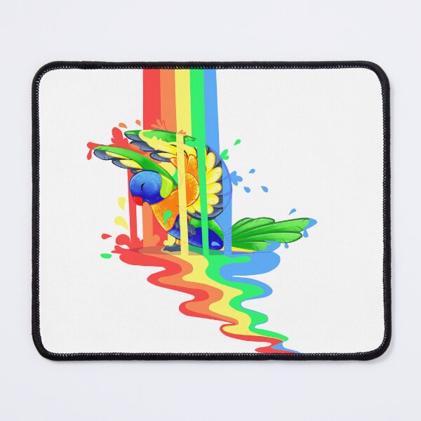 Item preview, Rainbow (Paint) Lorikeet - [White] designed and sold by Raptor Goes RAWR! (RadiantGlyph).
