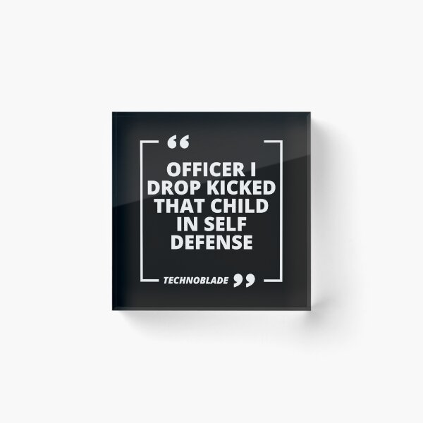 Item preview, Officer I Drop Kicked That Child in self Defense designed and sold by Pixelish.