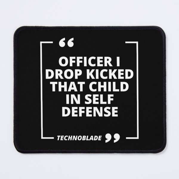 Item preview, Officer I Drop Kicked That Child in self Defense designed and sold by Pixelish.