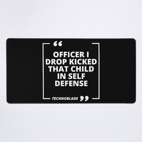 Item preview, Officer I Drop Kicked That Child in self Defense designed and sold by Pixelish.