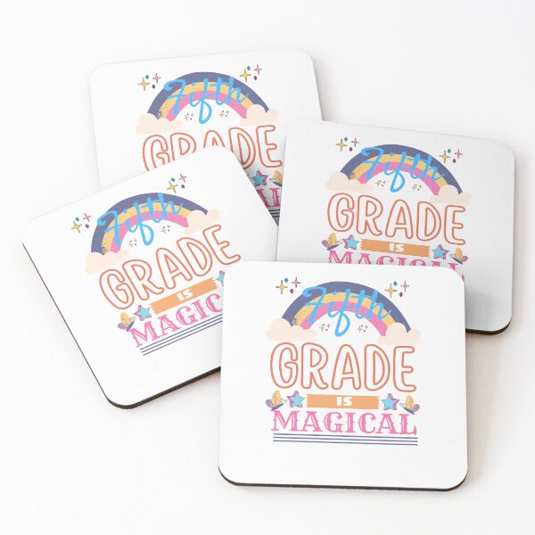 Item preview, Fifth grade is magical- Back to School designed and sold by Rainbow Designs.