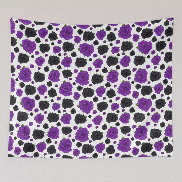 Item preview, Purple and Black Roses designed and sold by ZellyKat.