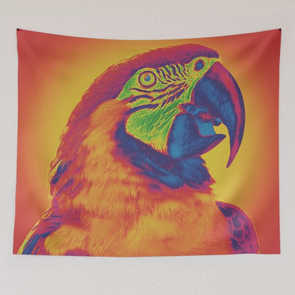Item preview, Trippy Parrot designed and sold by Mandala Of Life.
