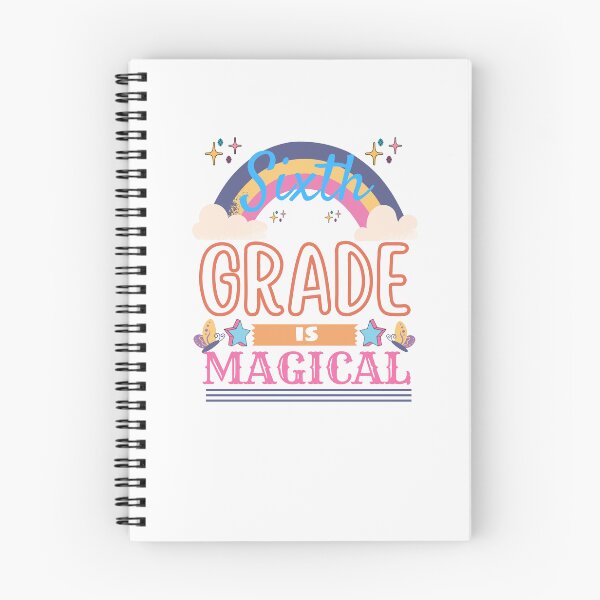 Item preview, Sixth grade is magical- Back to School designed and sold by Rainbow Designs.