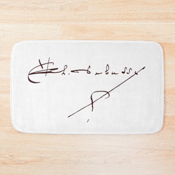 Item preview, Debussy Signature designed and sold by Musicianst0re.