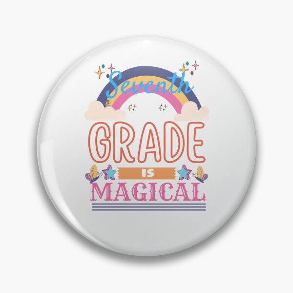 Item preview, Seventh grade is magical- Back to School designed and sold by Rainbow Designs.