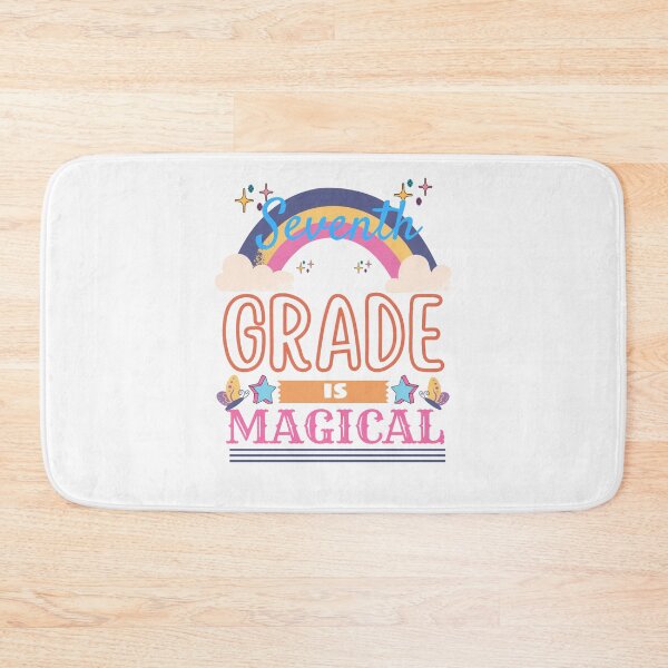 Item preview, Seventh grade is magical- Back to School designed and sold by Rainbow Designs.