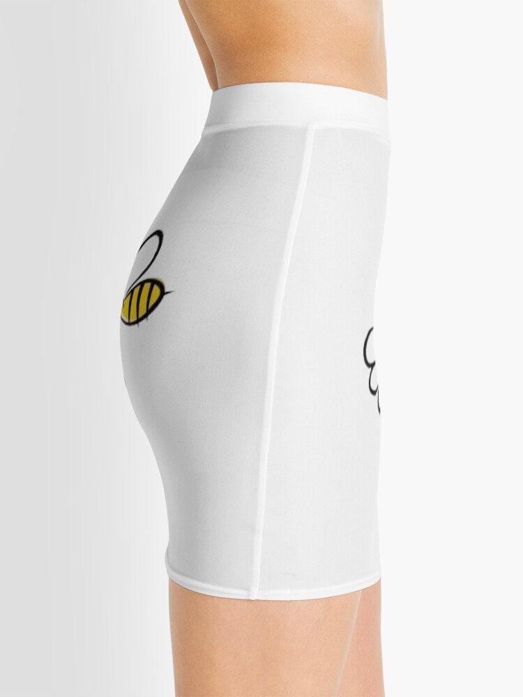 Alternate view of Plant Trees and save The Bees Blooming Planet Mini Skirt