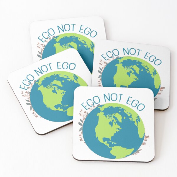 Item preview, Eco Not Ego - Earth Day - Climate Change Awareness designed and sold by Red Ouane.