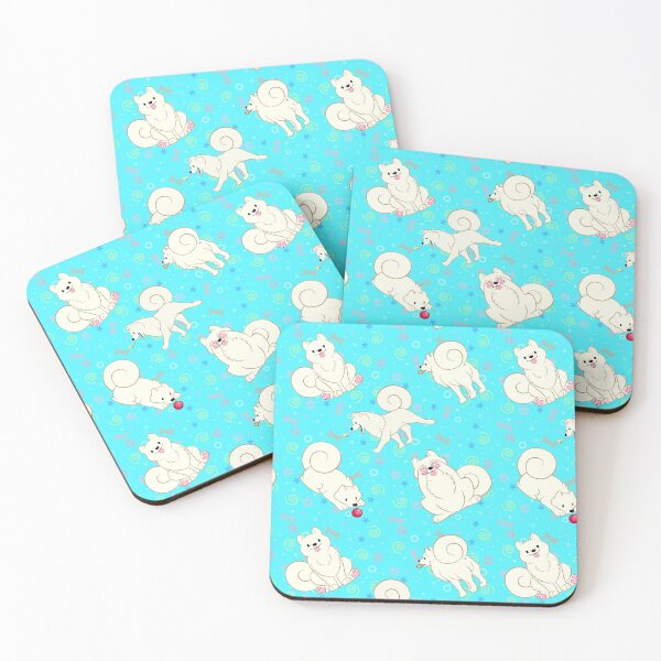 Item preview, Samoyeds All Over! designed and sold by Raptor Goes RAWR! (RadiantGlyph).