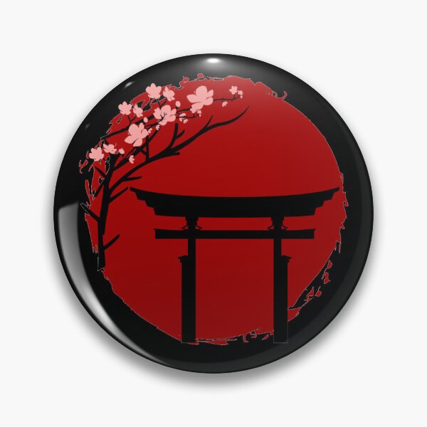 Artikelvorschau, Torii-Tor und Kirschblüte entworfen und verkauft von hedoniism-shop.