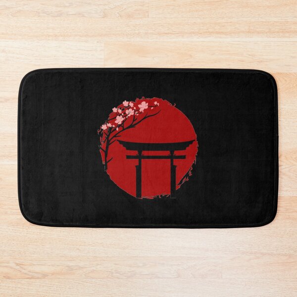Item preview, torii gate and cherry blossom designed and sold by hedoniism-shop.