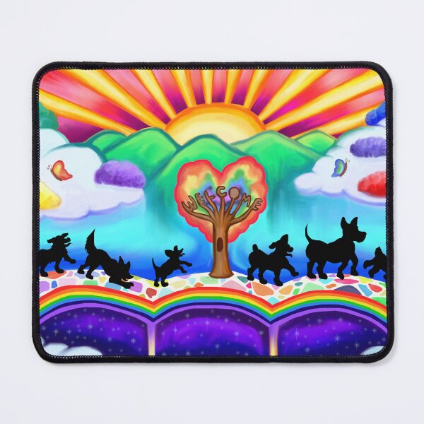 Item preview, Dogs Arrival at the Rainbow Bridge  designed and sold by Deborah Camp.