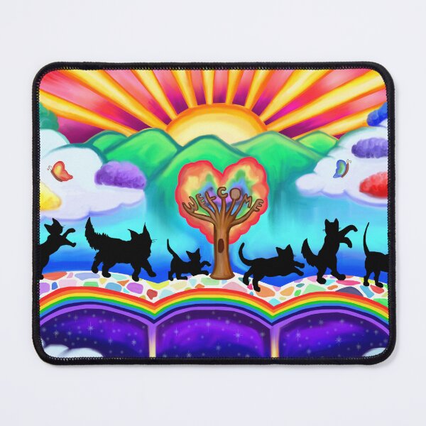 Item preview, Cats Arrival at the Rainbow Bridge  designed and sold by Deborah Camp.
