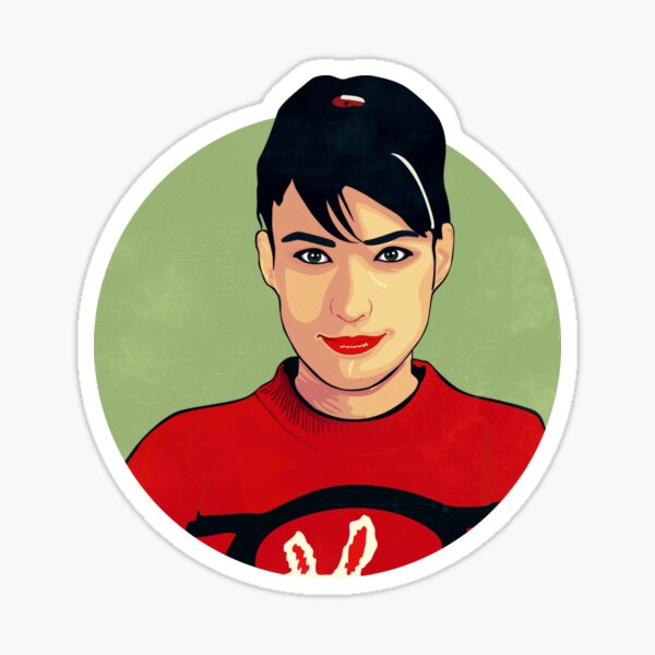Women of Punk - Kathleen Hanna (v3) Sticker
