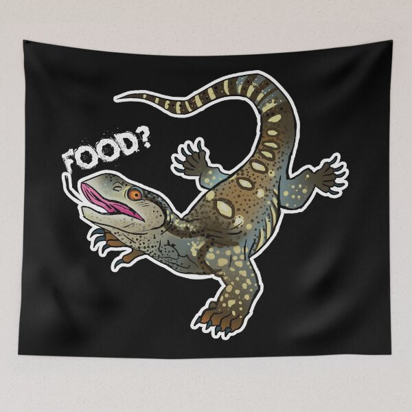 Item preview, food Black throat monitor lizard designed and sold by Deathoftheself.