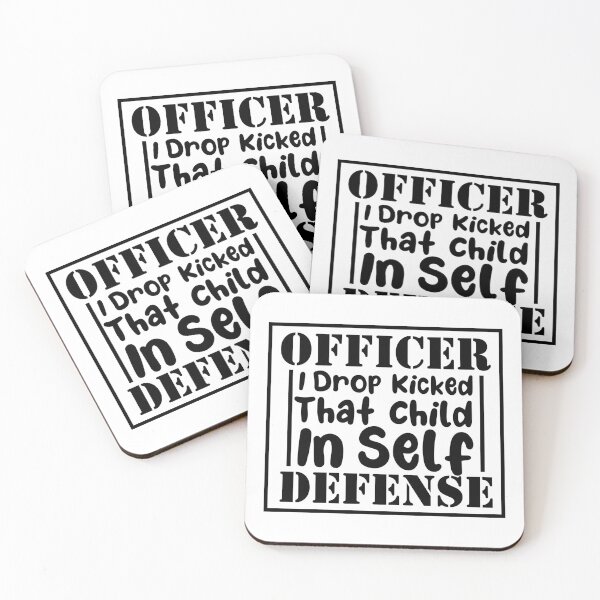 Item preview, Officer I Drop Kicked That Child In Self Defense designed and sold by proDesigner-23.