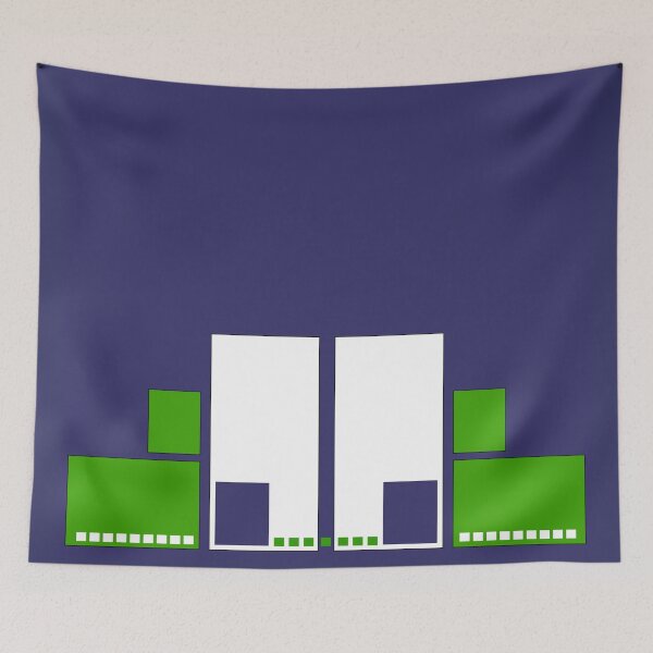 Item preview, Navy & Green Building Blocks  designed and sold by Gretchen Tiger.