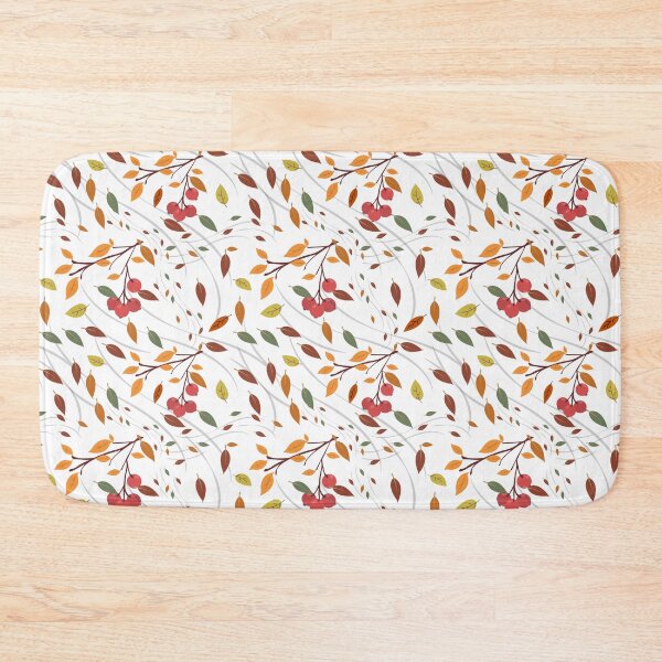 Item preview, Falling leaves with rowan branch  designed and sold by Olha Volokhova.