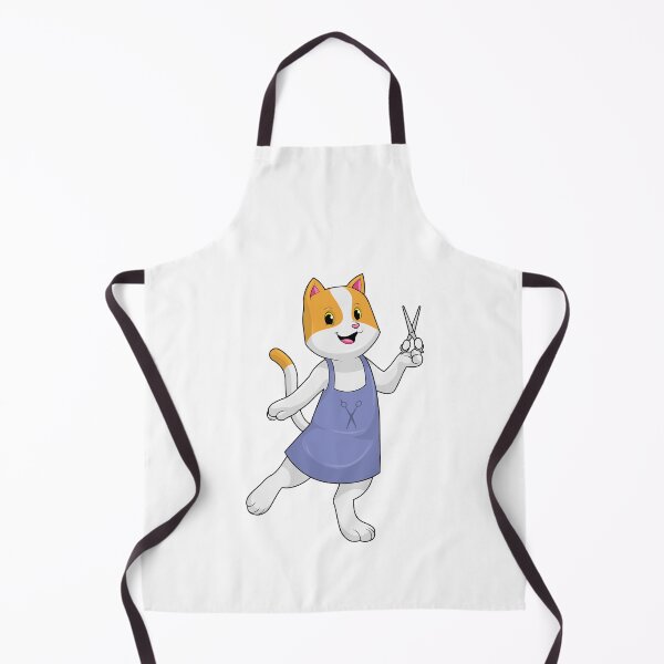 Item preview, Cat as Hair stylist with Scissors designed and sold by Snabdesign84.