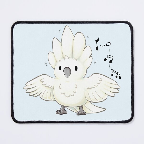 Item preview, DANCE DANCE BIRB - Umbrella Cockatoo designed and sold by Raptor Goes RAWR! (RadiantGlyph).