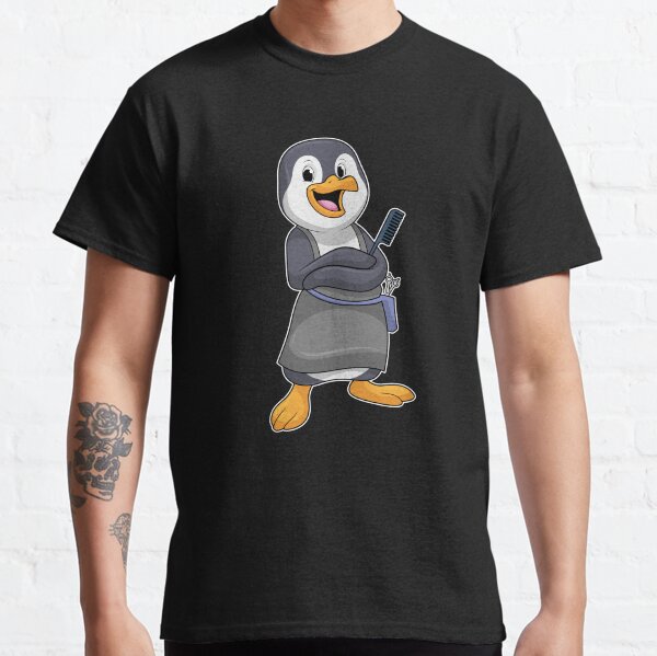 Item preview, Penguin as Hair stylist with Comb designed and sold by Snabdesign84.