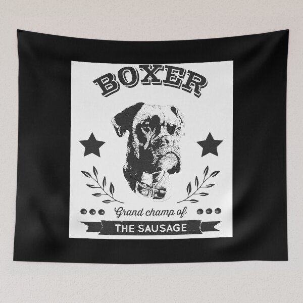 Item preview, Sausage Champ Canvas Print designed and sold by gruetthetz3.