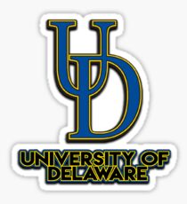 University of Delaware, with Drop Shadow Sticker