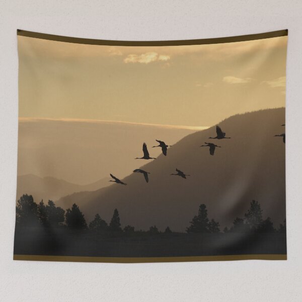 Item preview, Cranes at Sunrise designed and sold by Whisperingpeaks.