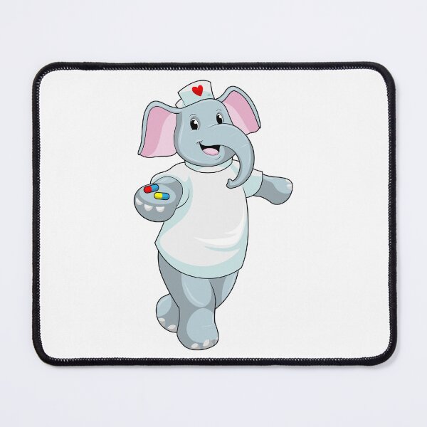 Item preview, Elephant as Nurse with Medicine designed and sold by Snabdesign84.