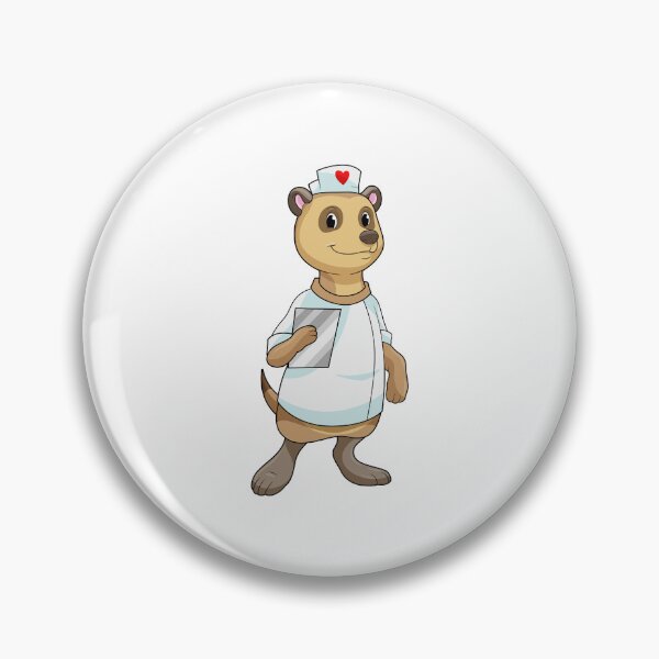 Item preview, Meerkat as Nurse with Heart designed and sold by Snabdesign84.