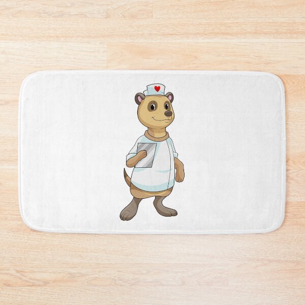 Item preview, Meerkat as Nurse with Heart designed and sold by Snabdesign84.