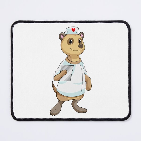 Item preview, Meerkat as Nurse with Heart designed and sold by Snabdesign84.